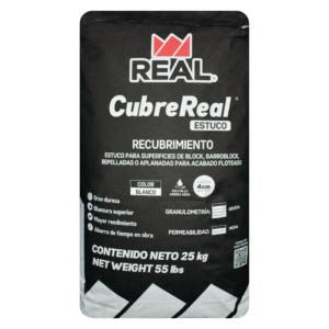 CUBREREAL ESTUCO BLANCO (25 KILOS)