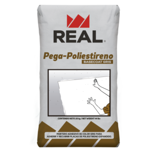 PEGA POLIESTIRENO BASECOAT REAL GRIS (20 KILOS)