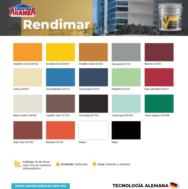 ESMALTE VOLLER RENDIMAR - Imagen 2