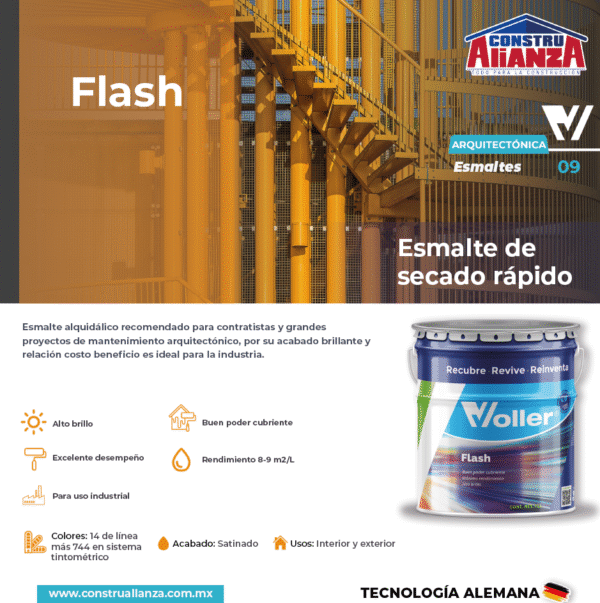 ESMALTE VOLLER FLASH SECADO RAPIDO - Imagen 3