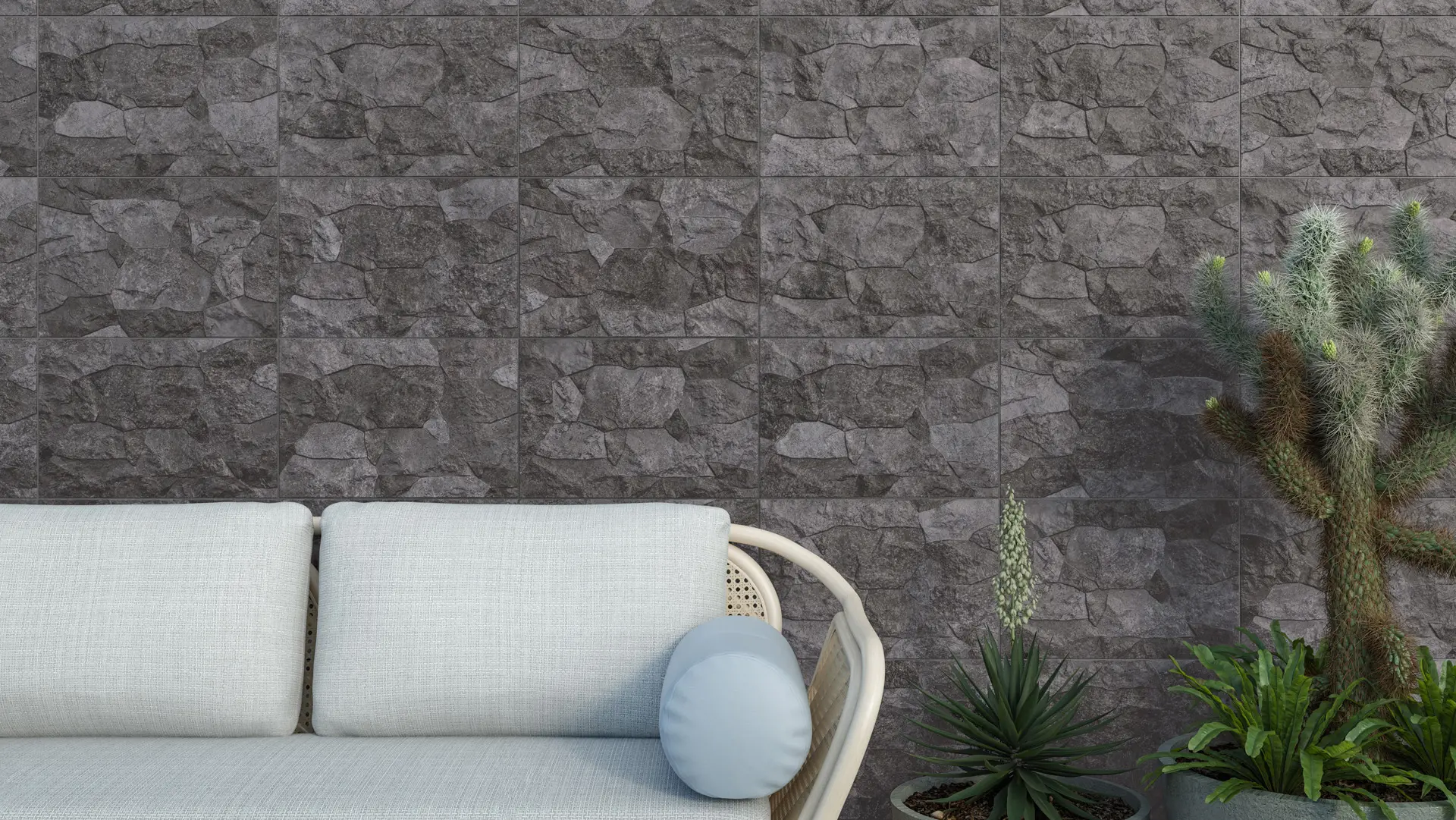 MURO 30X45 DAL-TILE VILLAGE GRIS 1.36 M2. 1A. ZVL7 - Imagen 2