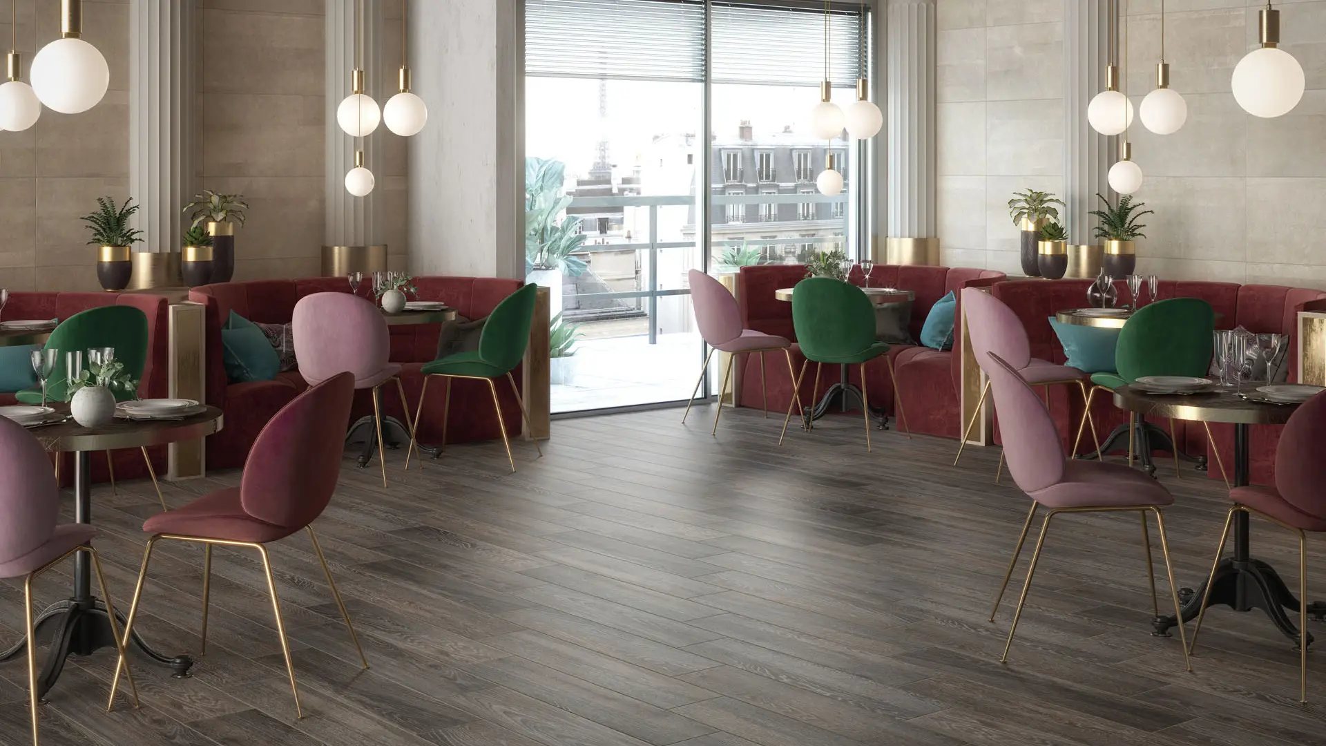 DUELA 18X50 DAL-TILE LEGEND GREIGE 1.08 M2. 1A. - Imagen 2