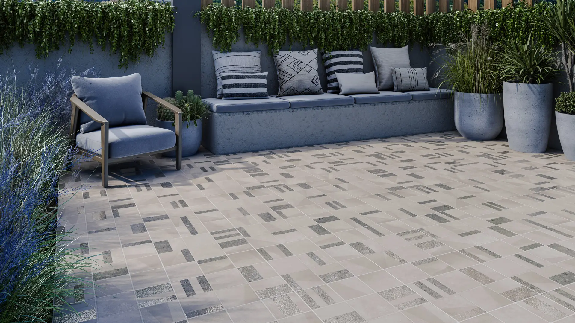 PISO 45X45 DAL-TILE ROCKLAND GRIS 1.64 M2. 1A. GRD1 - Imagen 2