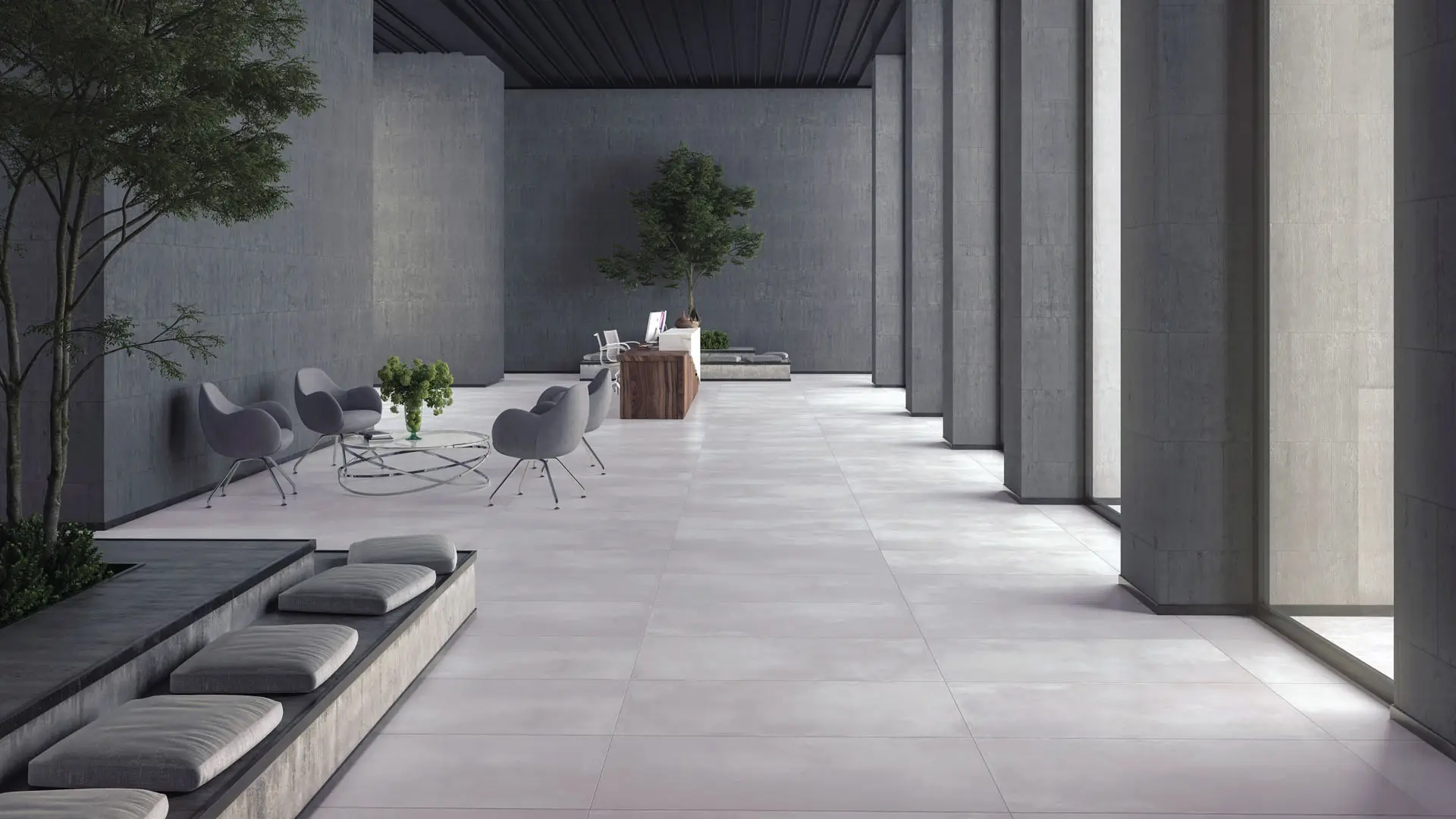 PISO 60X60 DAL-TILE BOULEVARD LIGHT GRAY RECT. 1.80 M2.1A. - Imagen 2