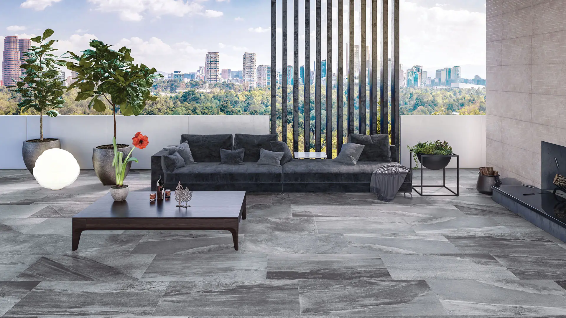 PISO 60X120 DAL-TILE ARDESIA LIGHT GRAY RECT. 1.44 M2. 1A. GA10 - Imagen 2