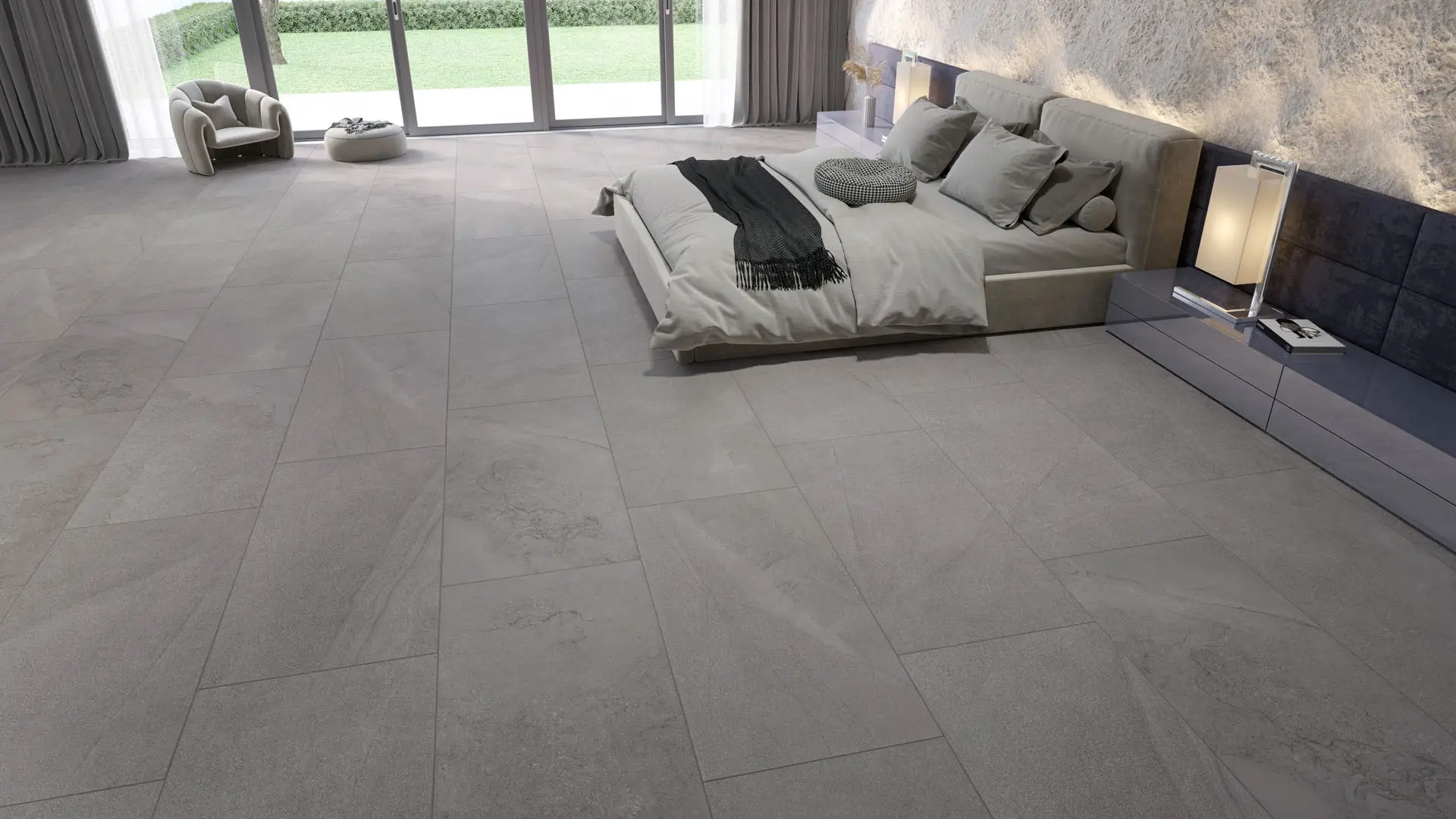 PISO 60X120 DAL-TILE SIENA GRAY RECT. 1.44 m2.1a. - Imagen 2