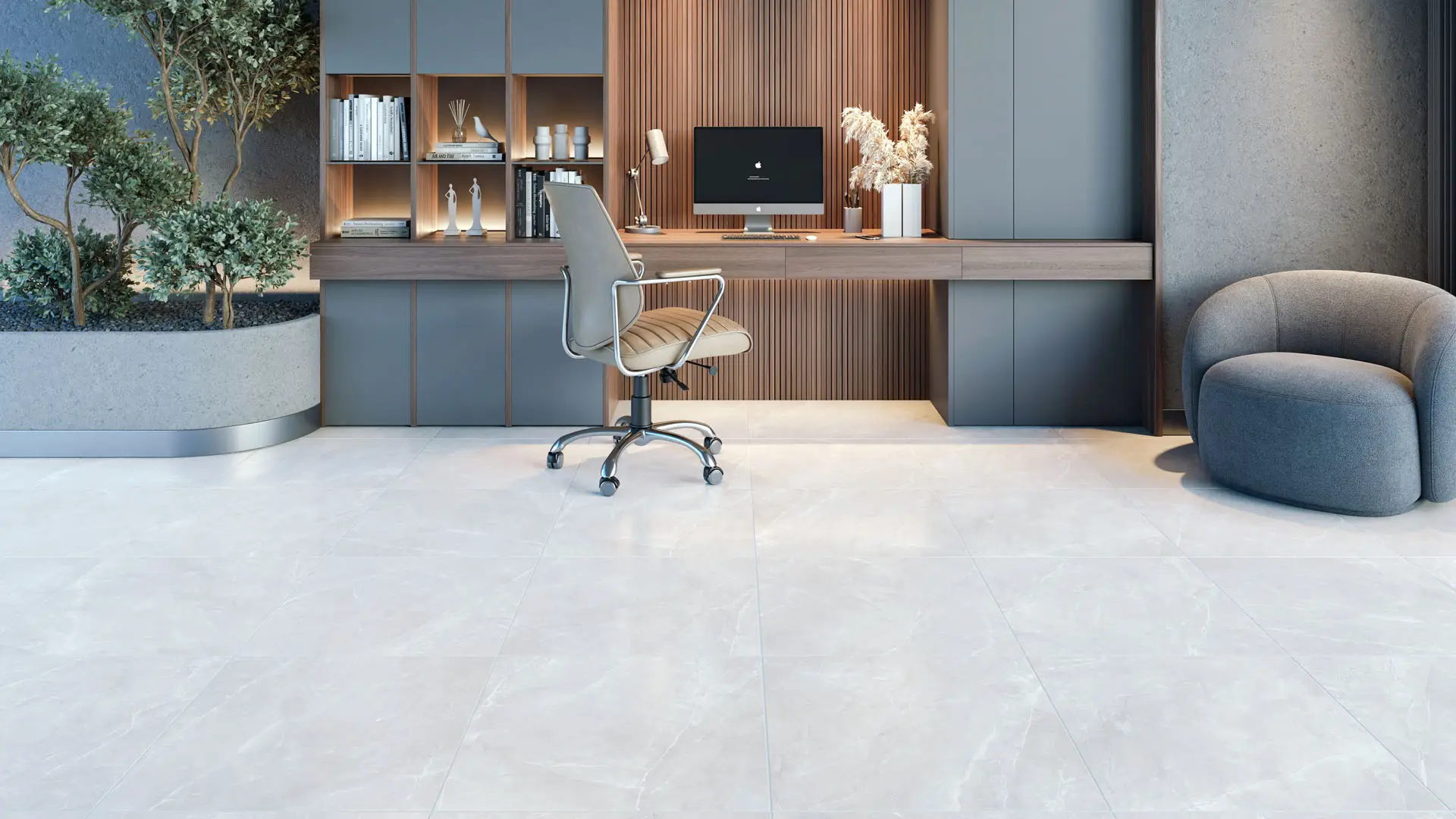 PISO 60.5X60.5 DAL-TILE LIBERATO GRAY 1.83 M2. 1A. GLB1 - Imagen 2