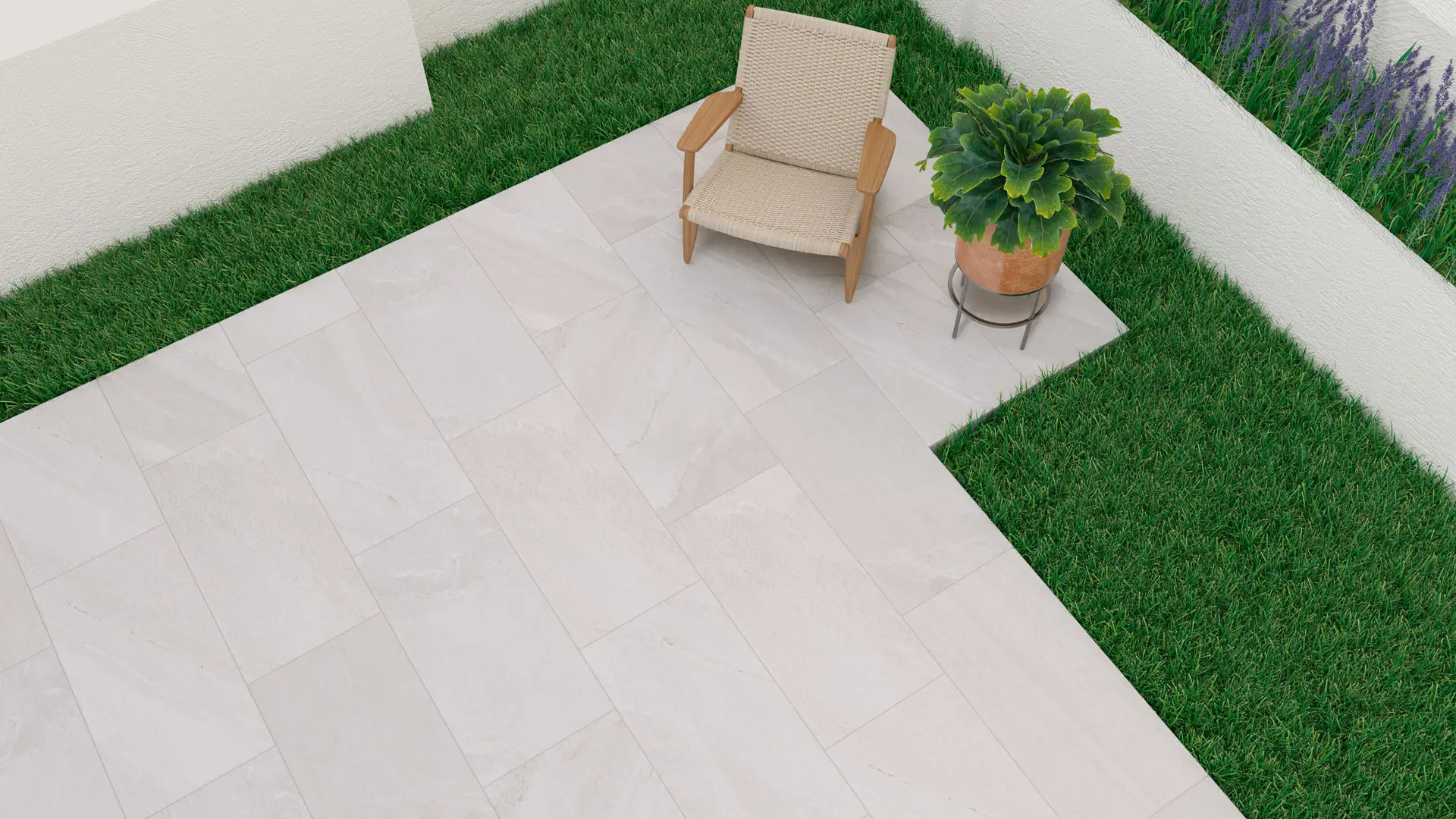 PISO 45X90 DAL-TILE KALOS / ROMA GREIGE 1.62 M2. 1A. ZK08 / ZRO3 - Imagen 2