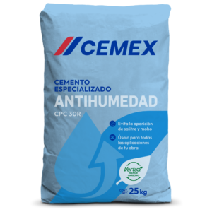 CEMENTO GRIS ANTIHUMEDAD CEMEX (25 KILOS) BTO